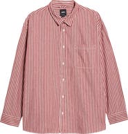 Vans Lawson Stripe Cotton Button-Up Shirt