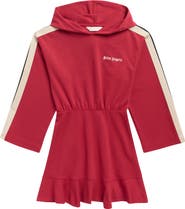 Palm Angels Kids' New Track Hoodie Dress