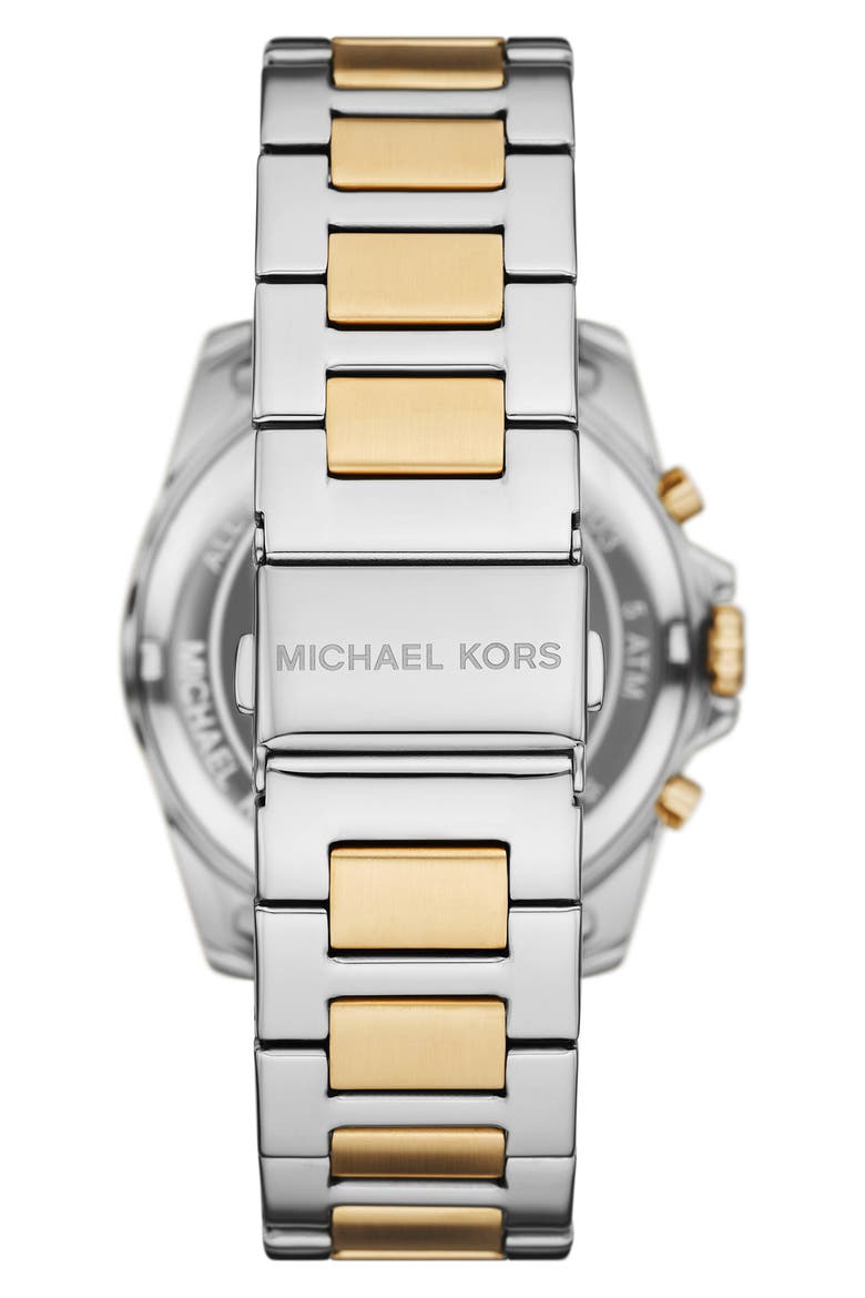 Two Tone Stainless Steel Bracelet Watch, 44mm, Alternate, color, 2-TONE