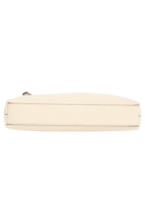 Kate Spade New York Jackson Top Zip Leather Crossbody Bag In Parchment