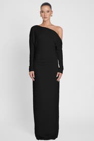 LEAU Sola Slouchy Jersey Maxi Dress