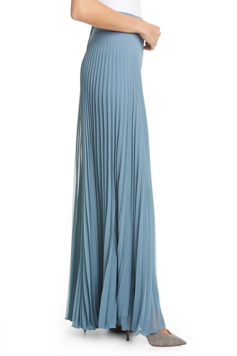 Pagode Pleated Georgette Pants, Alternate, color, AVIO