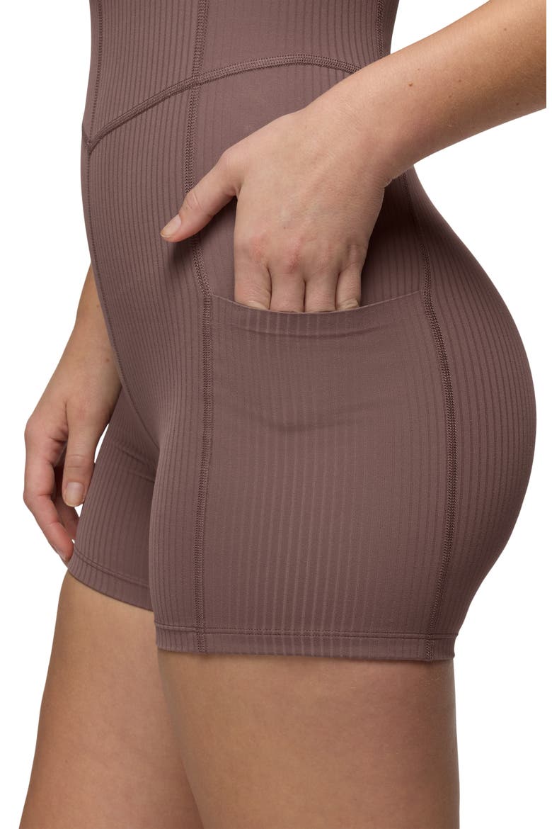 Luxara Salutations Romper, Alternate, color, CAROB