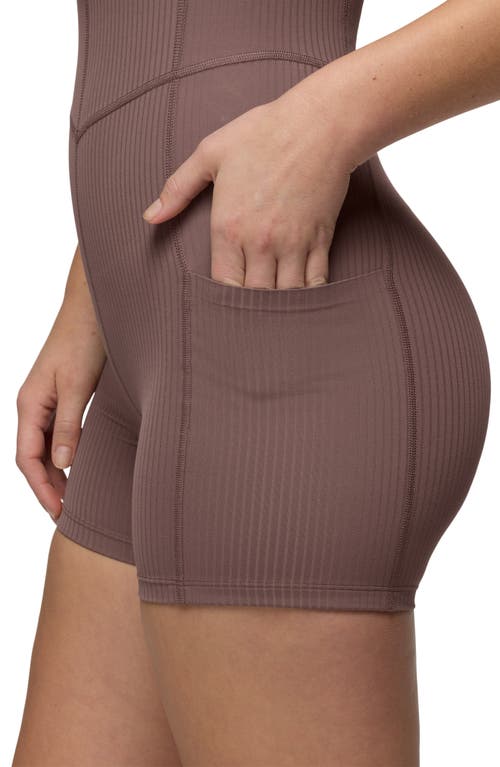 Prana Luxara Salutations Romper In Carob