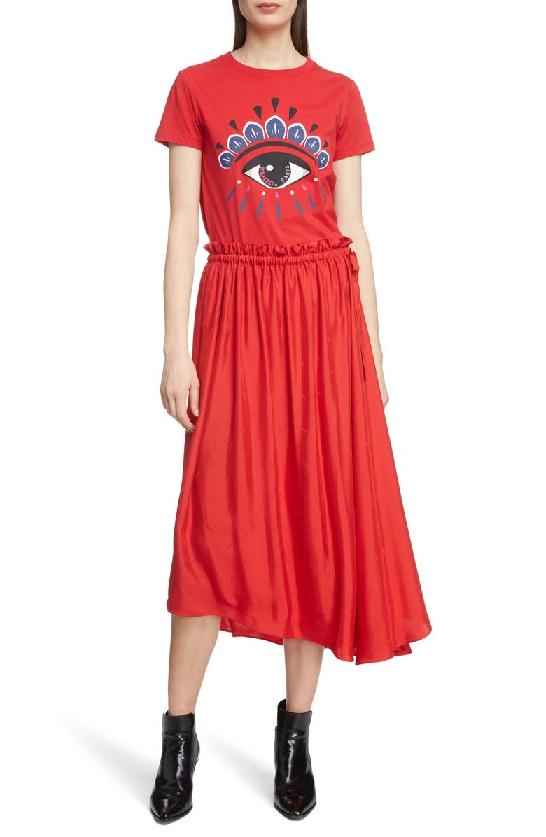 KENZO Eye Classic Tee, Alternate, color, Medium Red
