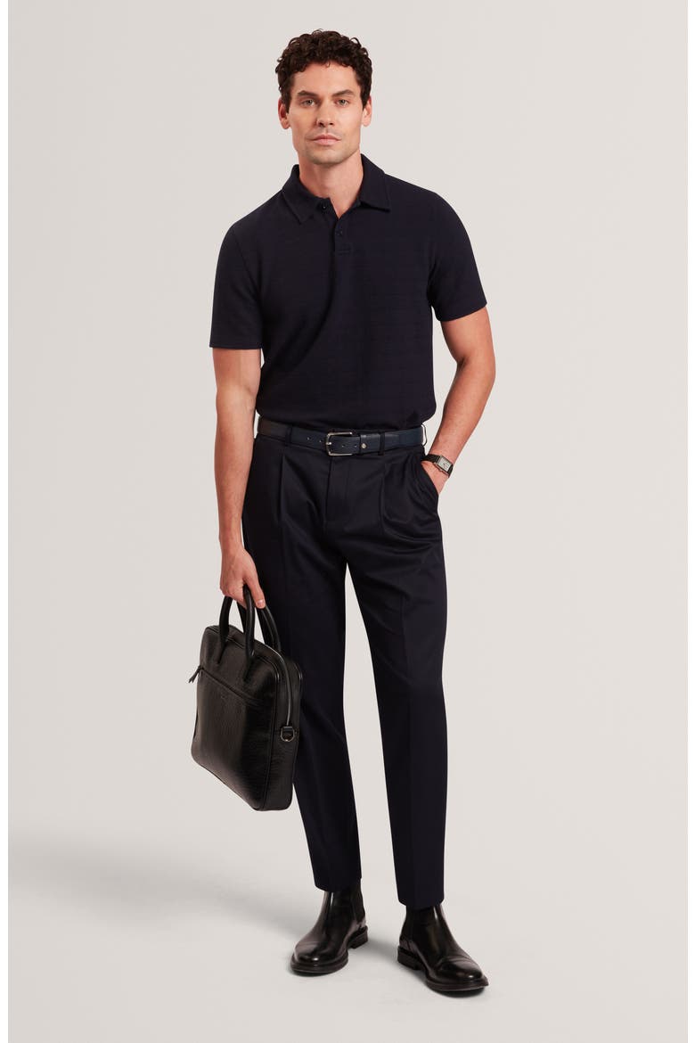 Serapa Texture Polo, Alternate, color, NAVY