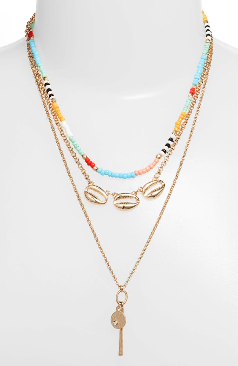 Treasure & Bond Multistrand Pendant Necklace, Alternate, color, 