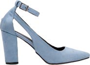 Forever & Always Shoes Colette Pointed Toe High Block Heels