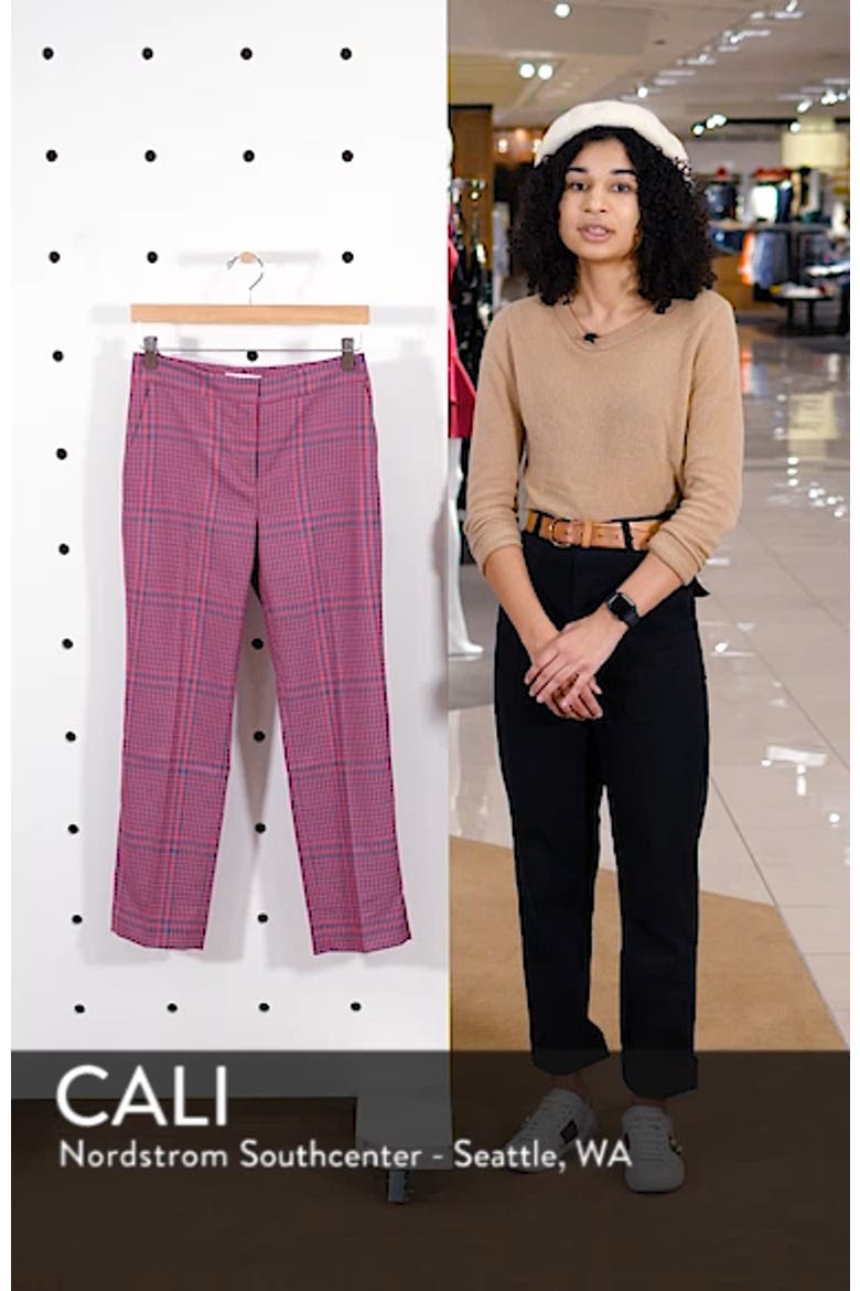 Straight Leg Plaid Pants video