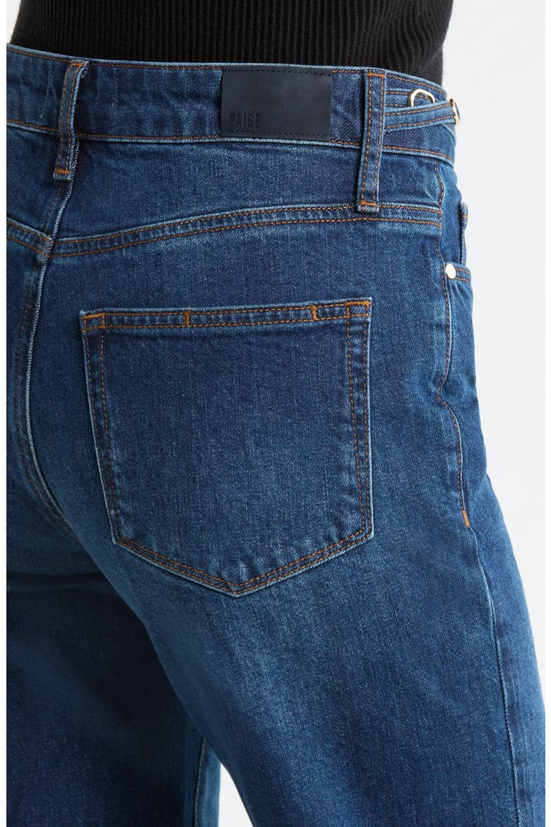 Leenah Waist Buckle Wide Leg Jeans, Alternate, color, TECHNIQUE