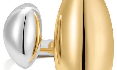 Luv Aj Chroma Two-tone Orb Open Ring In Gold