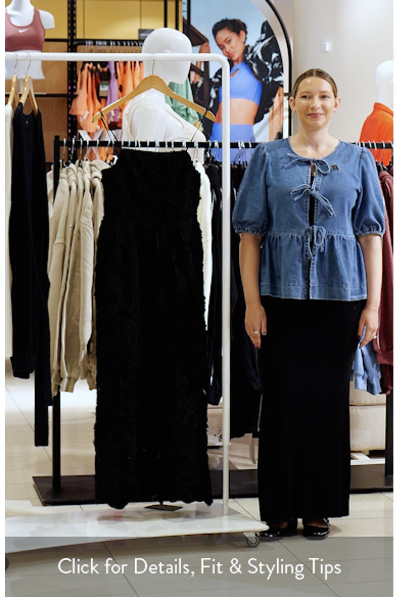 Floral Soutache Midi Dress video