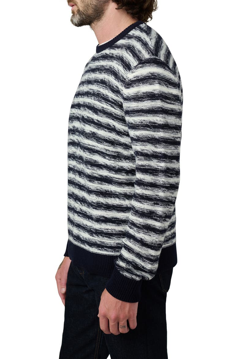 Drew Stripe Textured Sweater, Alternate, color, OMBRE STRIPE