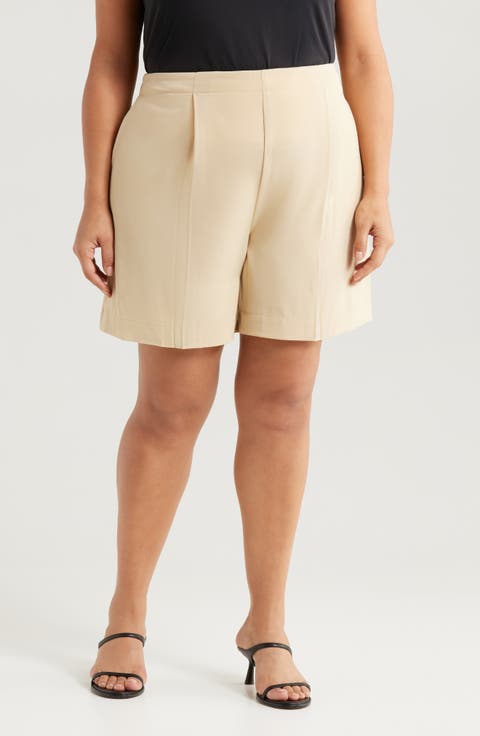 Dia Pleated Shorts (Plus)