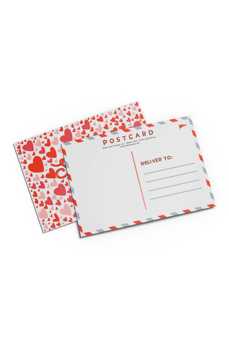 Love/Valentine's Postcard 20-Pack "Sending Love Hearts", Alternate, color, Multi-Pack