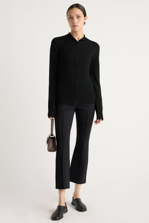 Tez Kick-Flare Ponte Stretch Pant