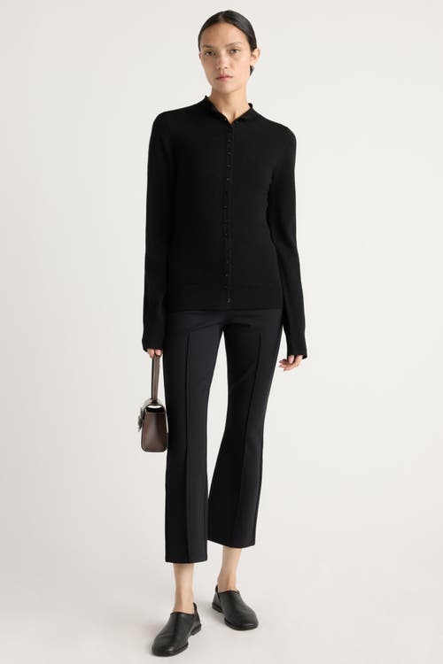 Modern Citizen Tez Kick-flare Ponte Stretch Pant In Black