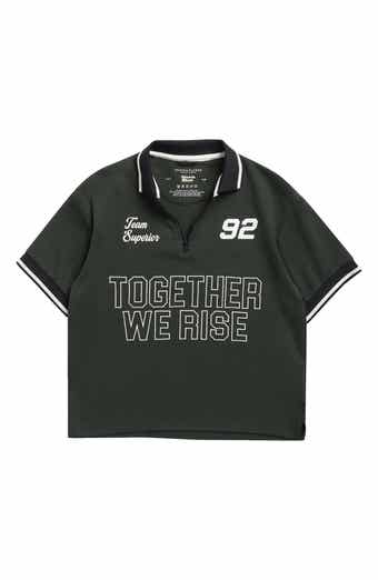 Kids' Tipped Graphic Polo
