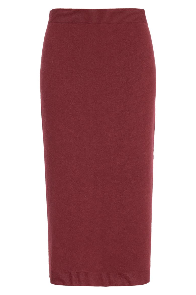 Sweater Skirt, Alternate, color, BURGUNDY FIG