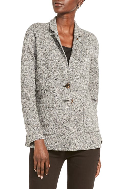 Editor Pocket Knit Blazer