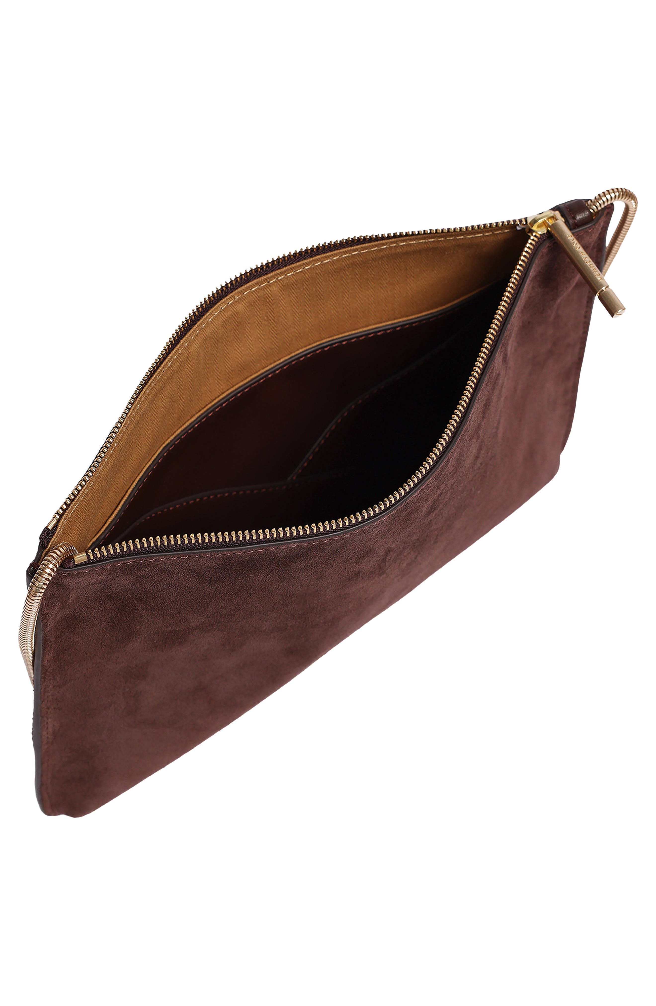 Highline Disco Leather Crossbody Bag, Alternate, color, CHOCOLATE