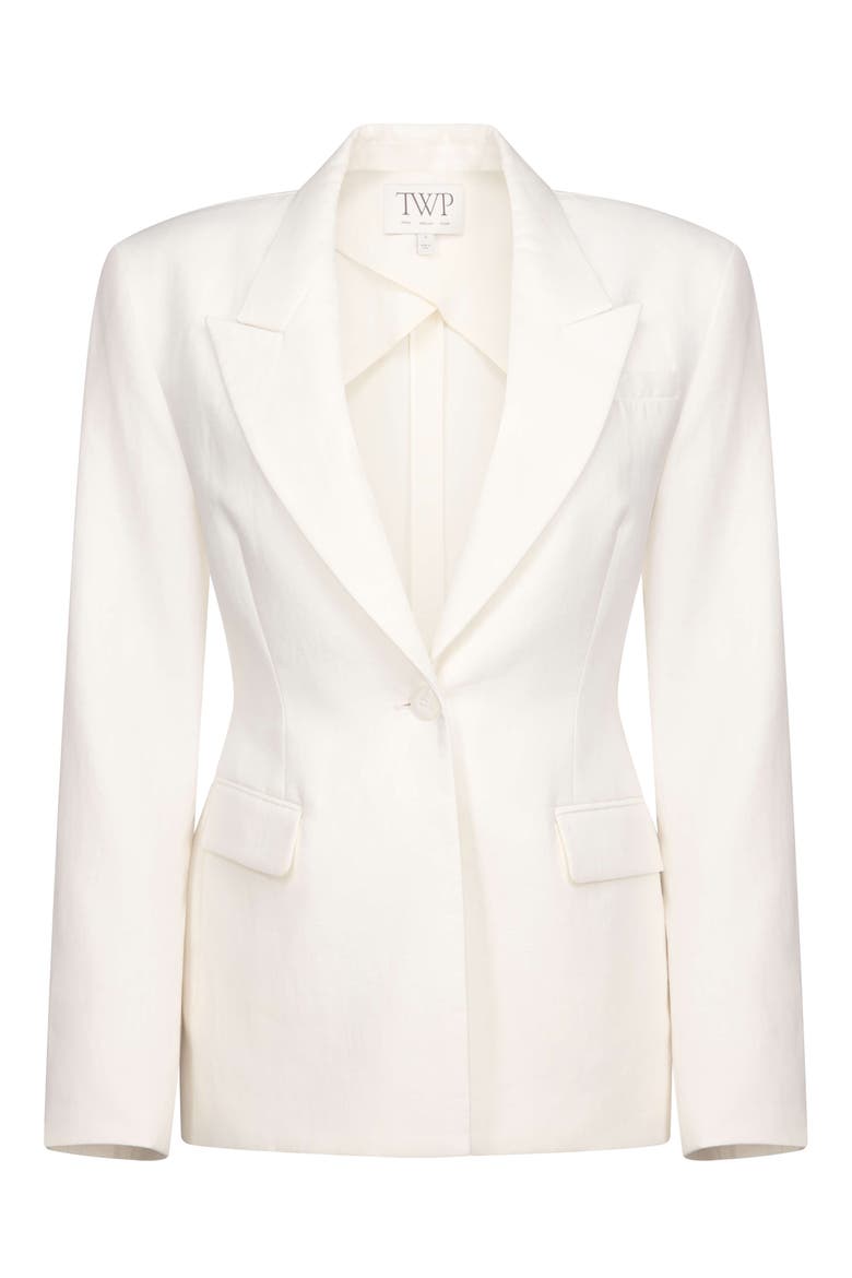Jasper Linen Blazer, Alternate, color, IVORY
