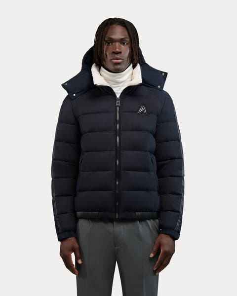 Luzerne Mid-Weight Puffer Jacket in Softly Brushed Fabric