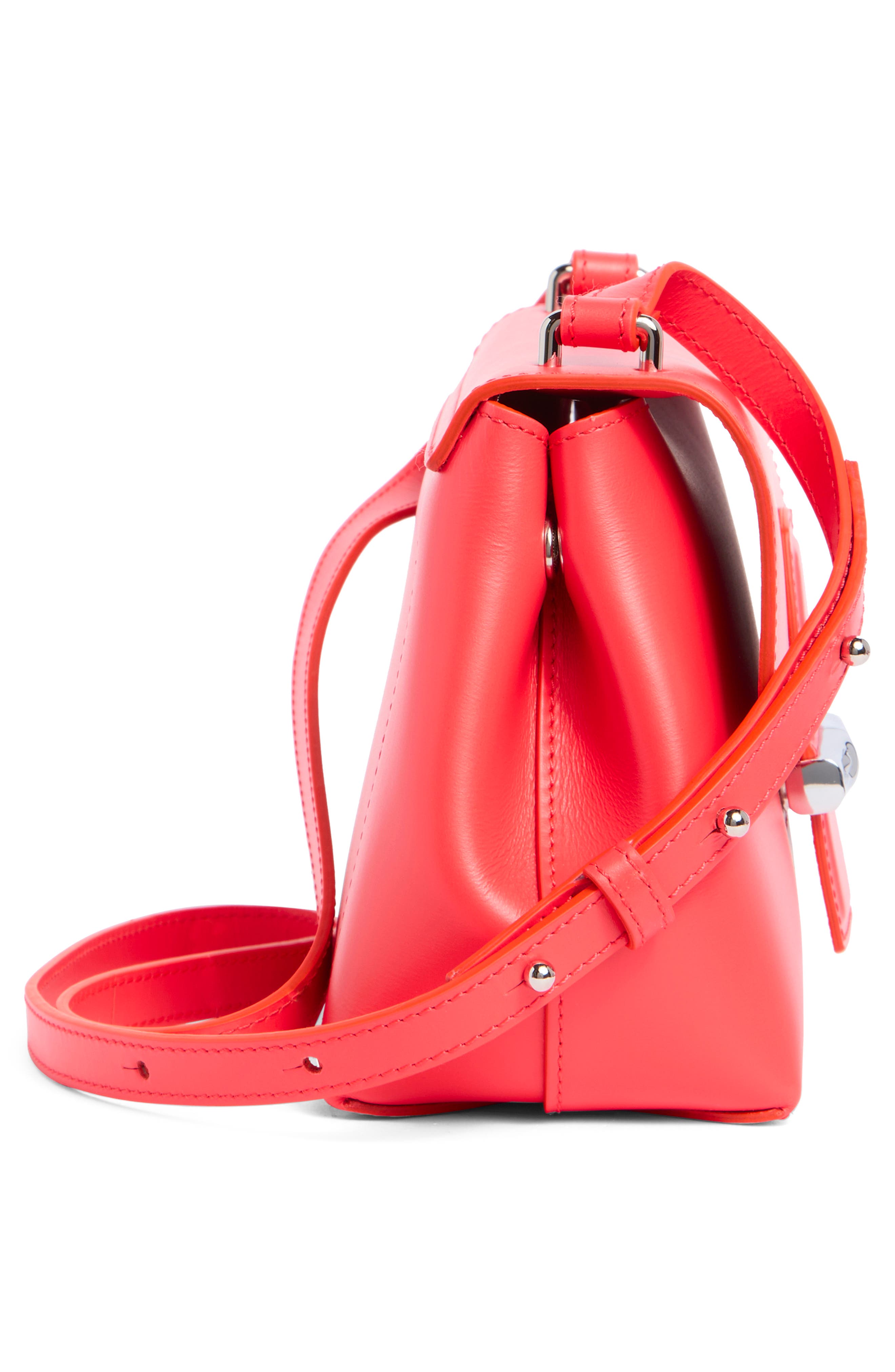 Longchamp Ro Box Large Crossbody Bag, Alternate, color, Poppy