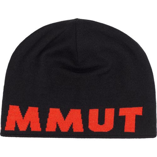 Mammut Logo Beanie In Black