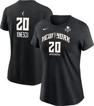 Nike Women's Nike Sabrina Ionescu Black New York Liberty Name & Number Explorer Edition T-Shirt