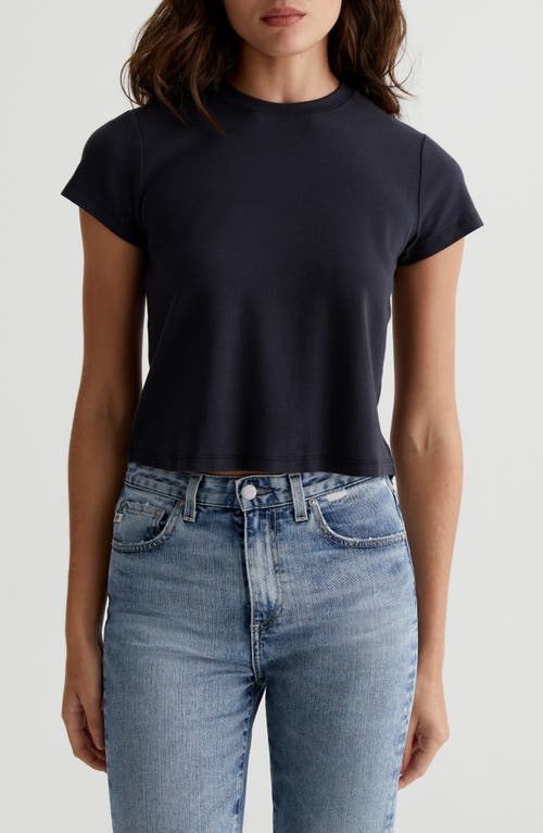 Ag Sadie Crop T-shirt In Blue