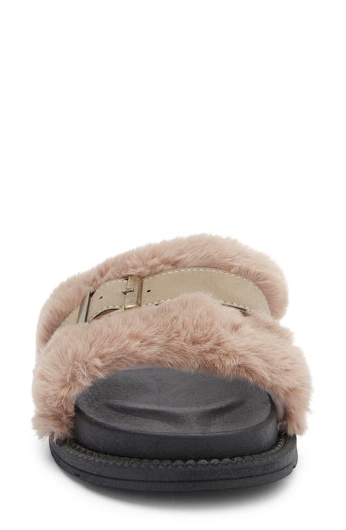 Rachel Roy Birch Faux Fur Slipper In Neutral