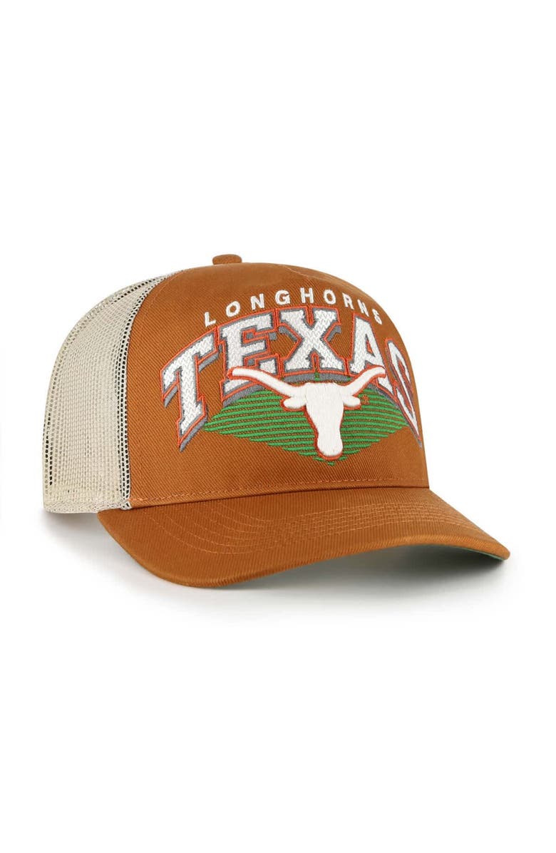 '47 Men's '47  Burnt Orange Texas Longhorns Pomona Mesh Hitch Adjustable Trucker Hat, Alternate, color, Burnt Orange