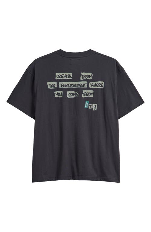 Honor The Gift Start To Finish Graphic T-shirt In Black
