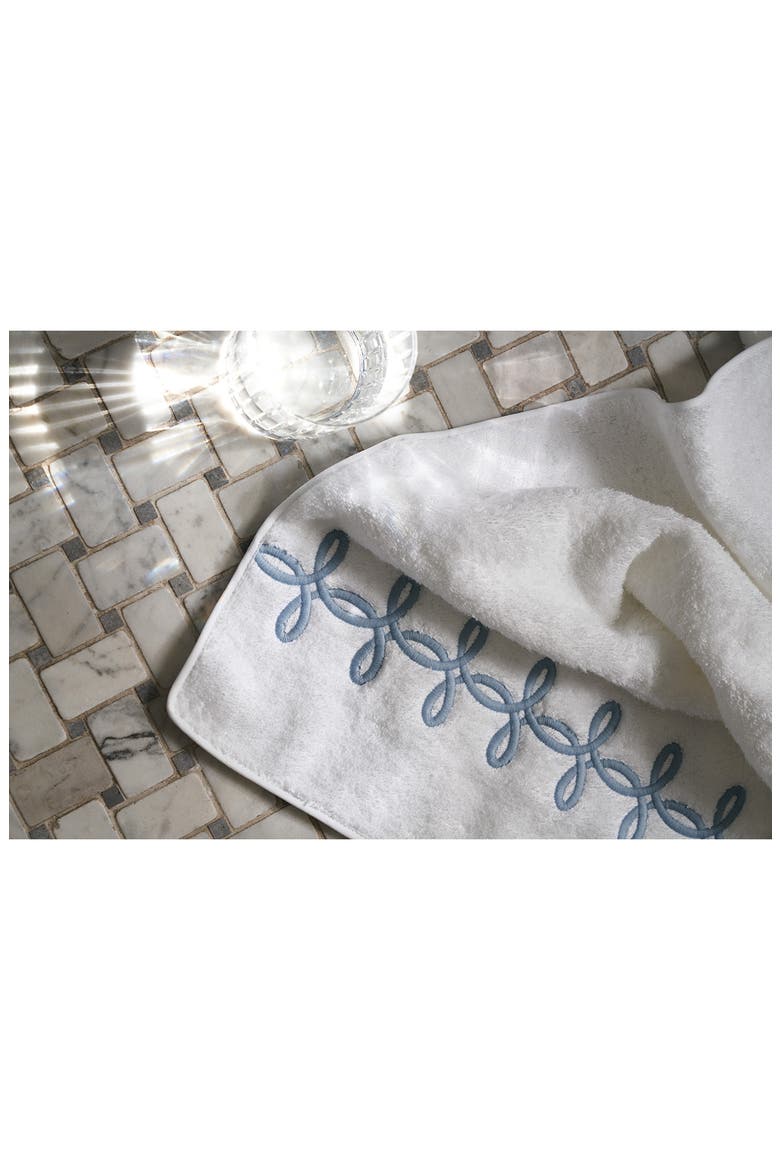 Gordian Knot Egyptian Cotton Bath Towel, Alternate, color, SILVER