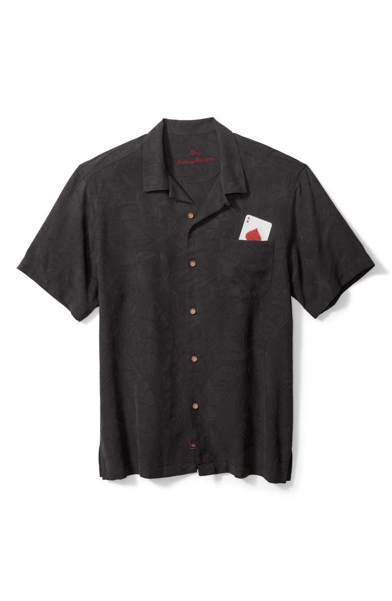 Tommy Bahama Royal Flush Camp Shirt, Main, color, 