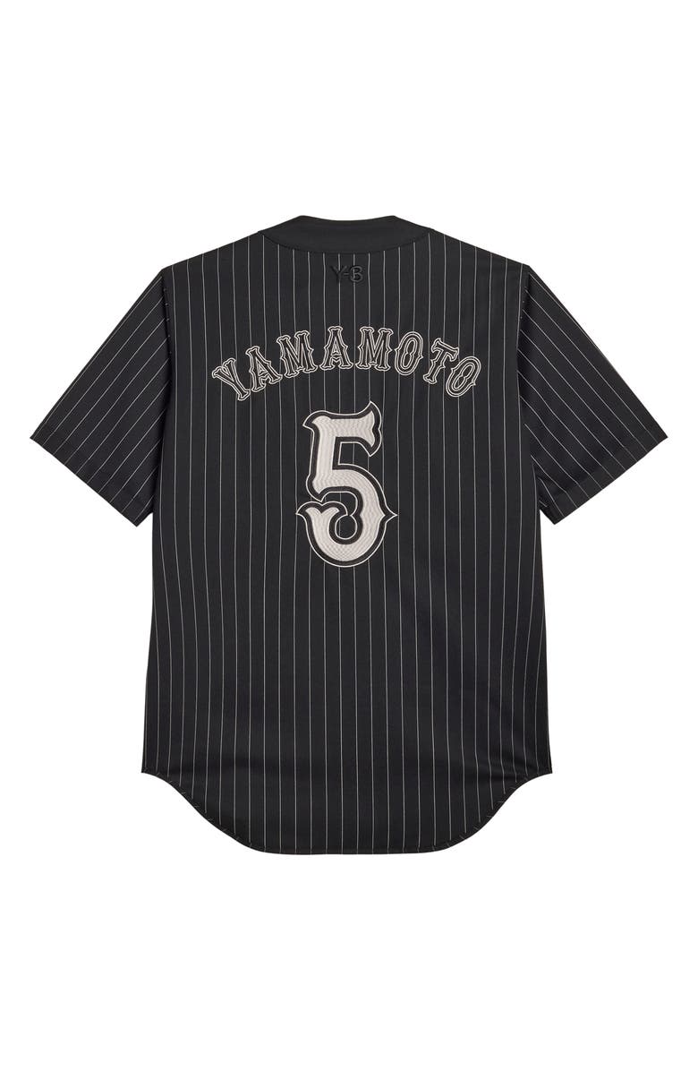 Y-3 Elite 5 Baseball Shirt, Alternate, color, Black
