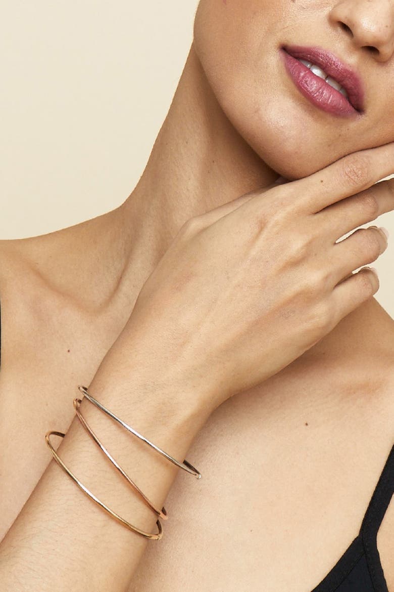 10K Gold Everything Bangle Bracelet, Alternate, color, Yellow Gold