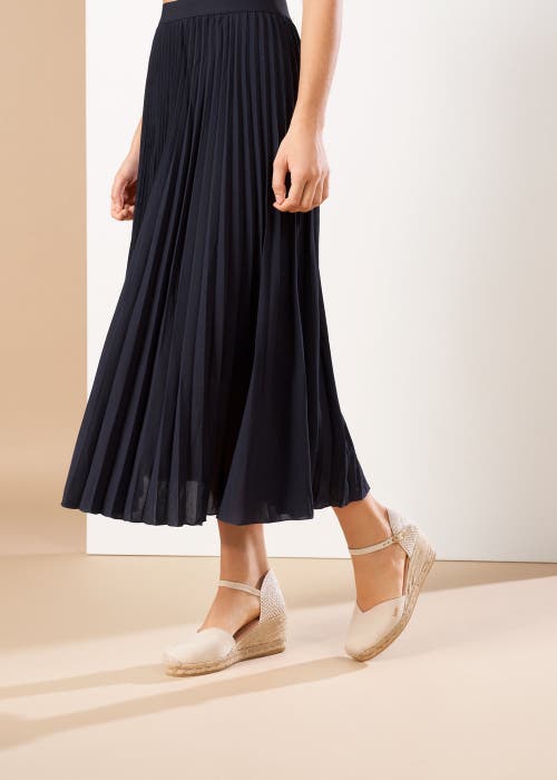 Viscata Reus Canvas Espadrille Wedges In Beige