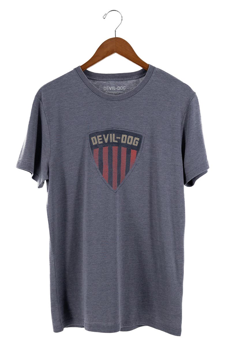 Devil-Dog Dungarees Shield Graphic T-Shirt, Alternate, color, 
