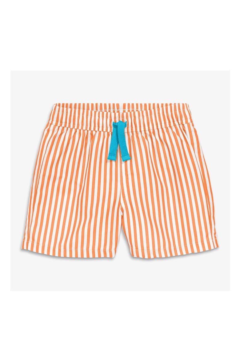 Baby Swim Trunk In Stripe, Main, color, Cantaloupe White Stripe