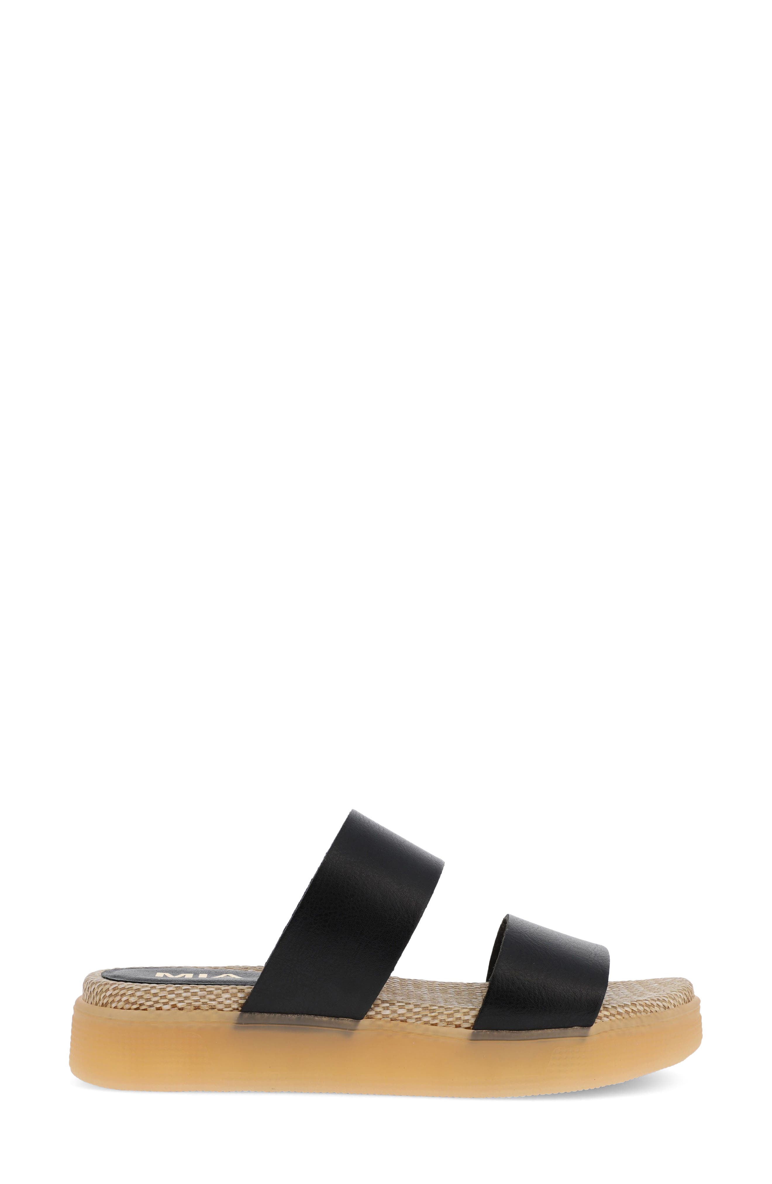 MIA Saige U Platform Sandal, Alternate, color, Black