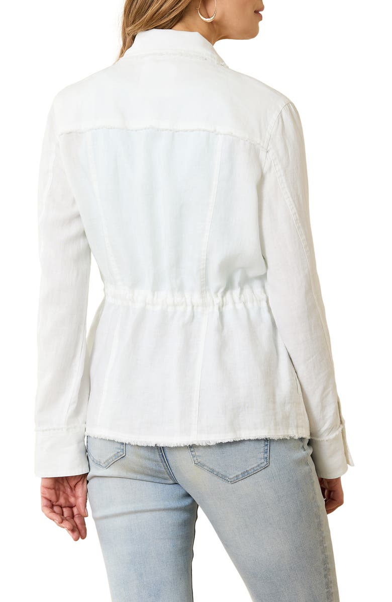 Tommy Bahama Two Palms Linen Utility Jacket, Alternate, color, White