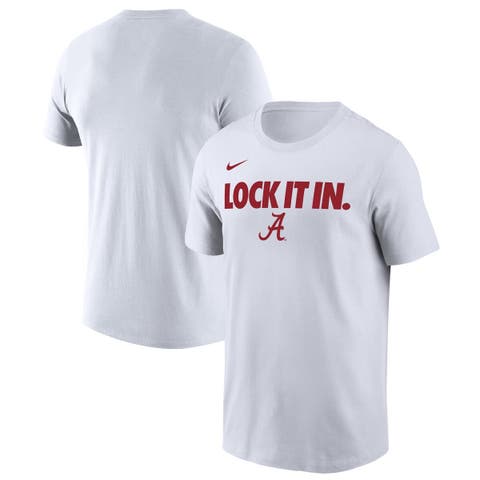 Men's Nike  White Alabama Crimson Tide 2026 On-Court Bench T-Shirt