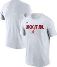 Nike Men's Nike  White Alabama Crimson Tide 2026 On-Court Bench T-Shirt