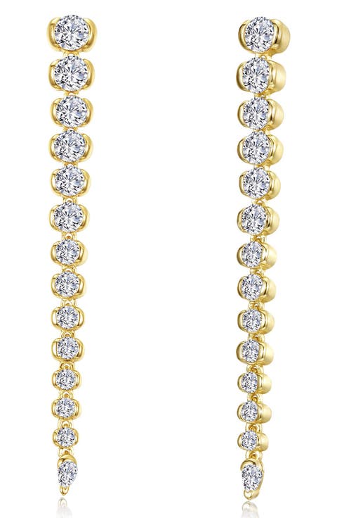 Red Carpet Simulated Diamond Drop Earrings