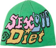 DIET STARTS MONDAY Knit Beanie