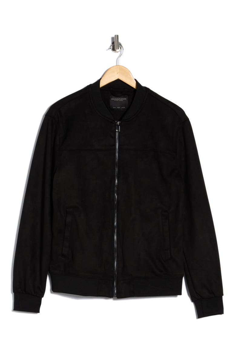 Bomber Jacket, Alternate, color, NAVY BRWN