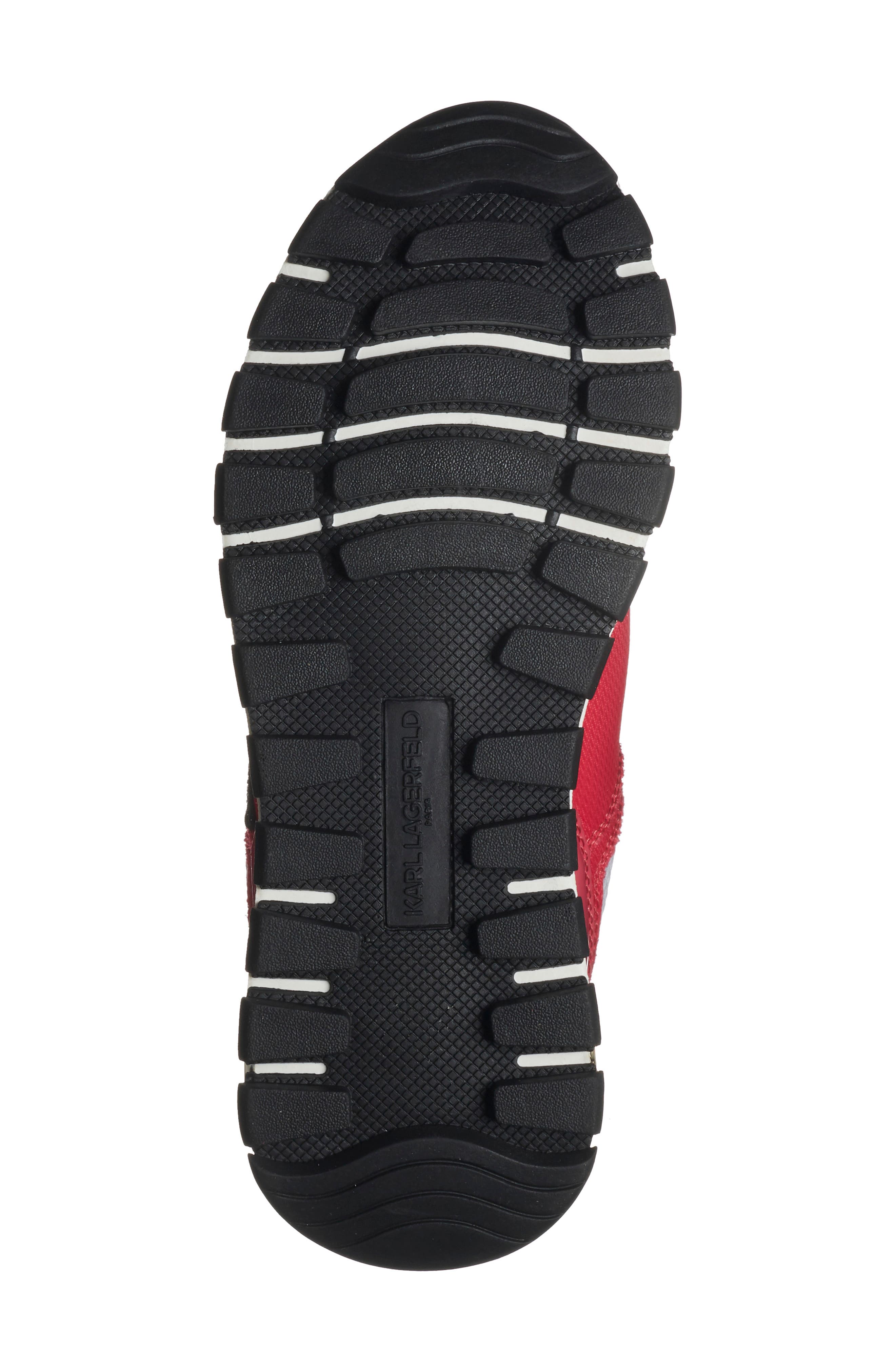 KARL LAGERFELD PARIS Mayu Sneaker, Alternate, color, White/ Teaberry