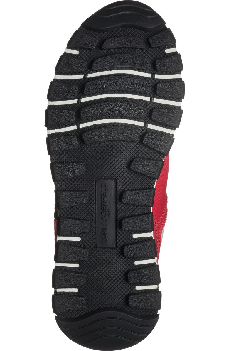 KARL LAGERFELD PARIS Mayu Sneaker, Alternate, color, White/ Teaberry